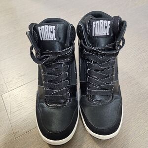 Nike Force Black High-Top Sneakers